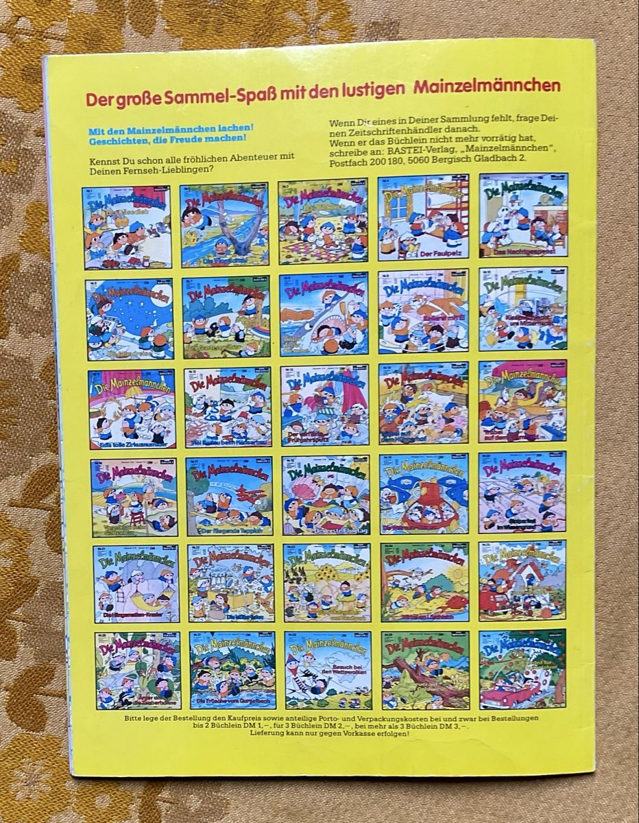 Fumetti: Die Mainzelmännchen Band Nr 8 von 1986 – Usato da Endingen venduto da nathan05 9