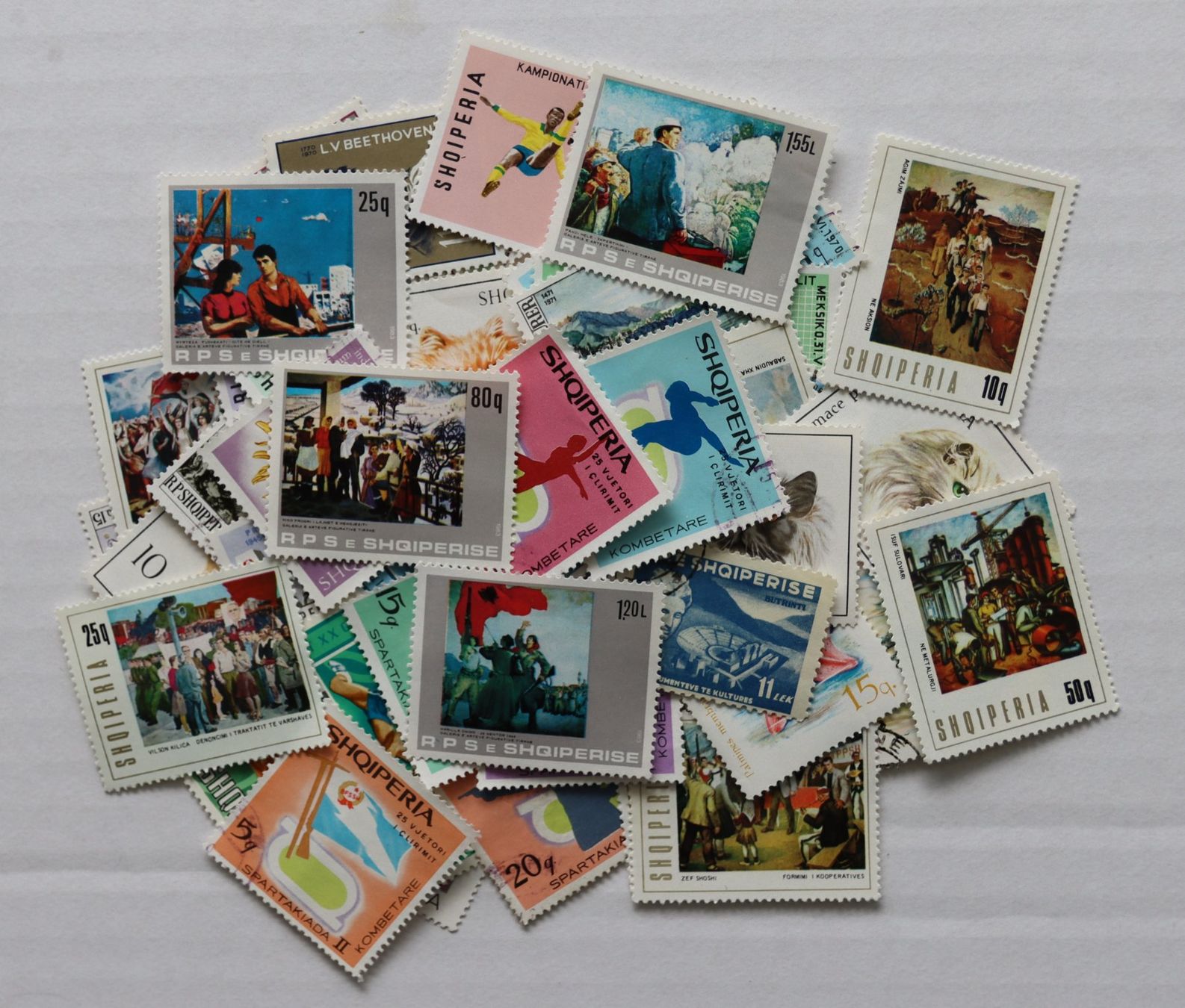 Tutti i francobolli: Briefmarken Albanien – Usato da Oberentfelden venduto da lakipul 3