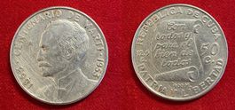 (15) 50 Centavos Kuba 1953