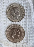 10 Rappen, 2 Münzen 1921 + 1927