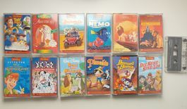 Kassetten Walt Disney Set Lot Sammlung