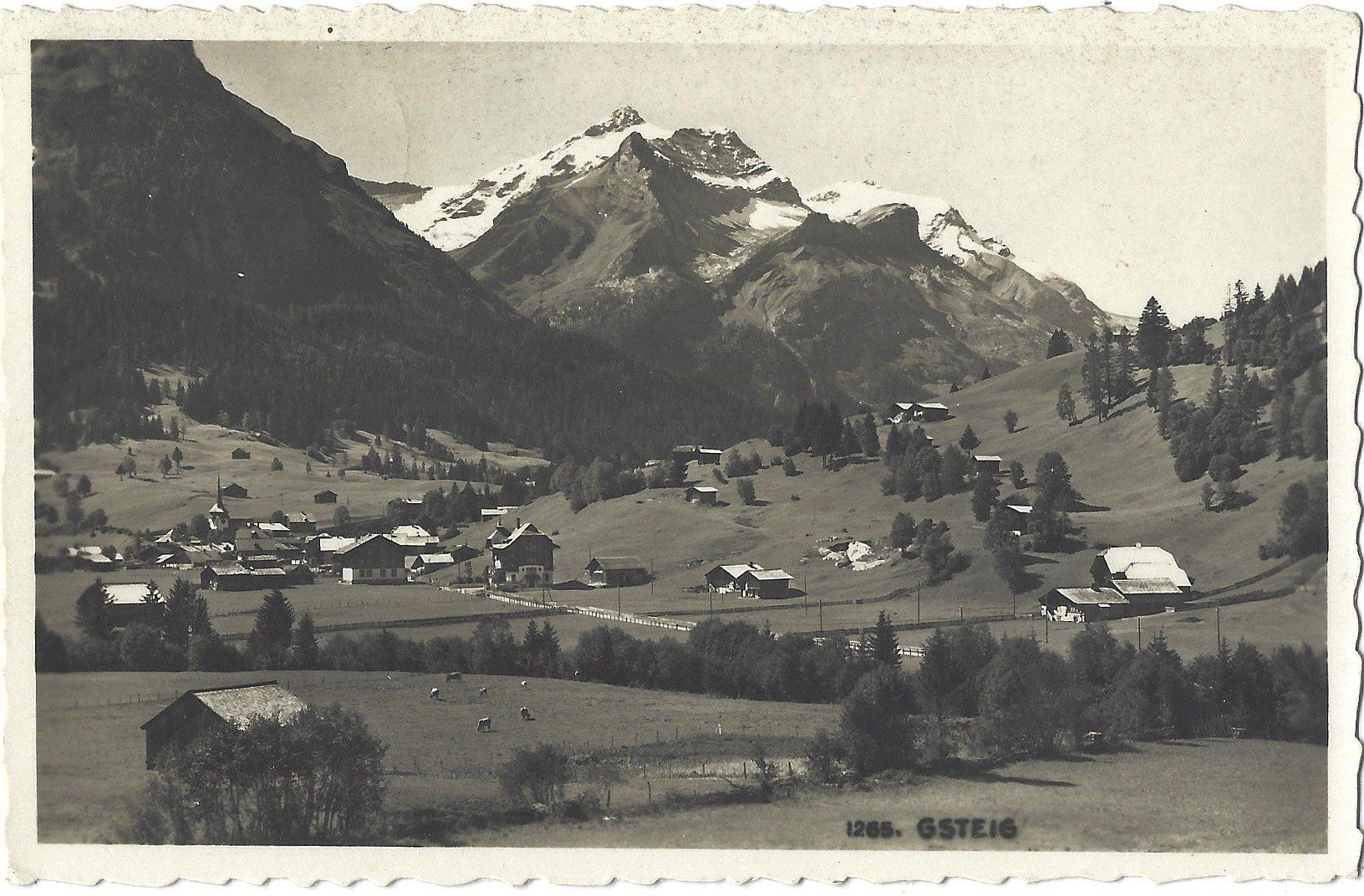 Cartoline postali: 1265.  GSTEIG – Usato da Bütschwil venduto da Jackson1A