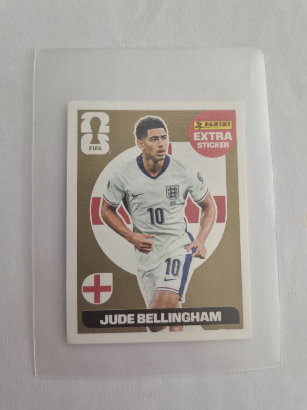 Panini Carte collezionabili: Panini 2026 Jude Bellingham Extra Sticker Gold – Nuovo (secondo la descrizione) da Bergdietikon venduto da Flodri