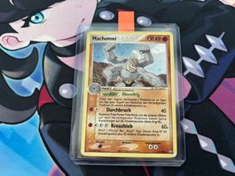 2007 POKEMON Machomei Holo EX Power Keepers mit Swirl 11