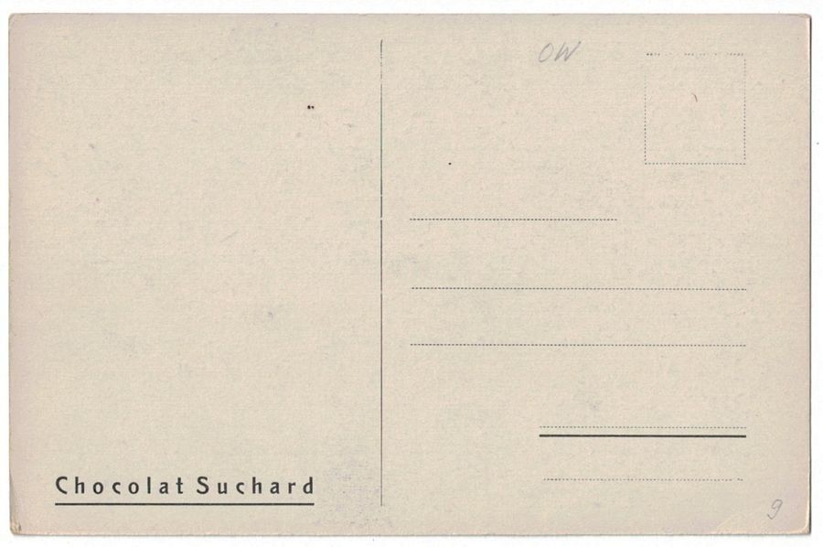 Ansichtskarten: Engelberg, carte promo Chocolat Suchard – Gebraucht aus Frauenfeld von POML 1