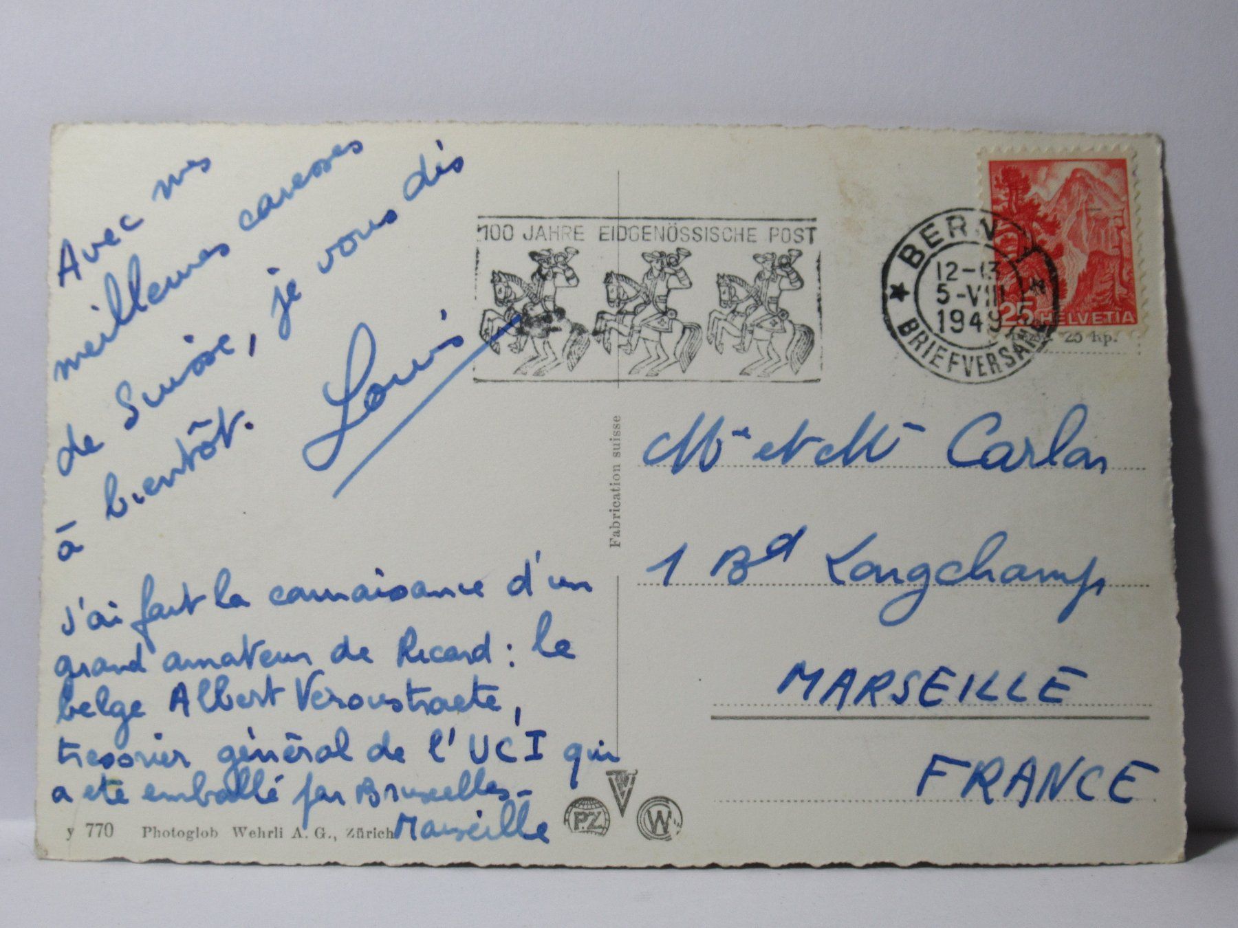 Cartes postales: Bern , Rathaus  1949 – D'occasion à Grenchen par Bluemchen1900 1