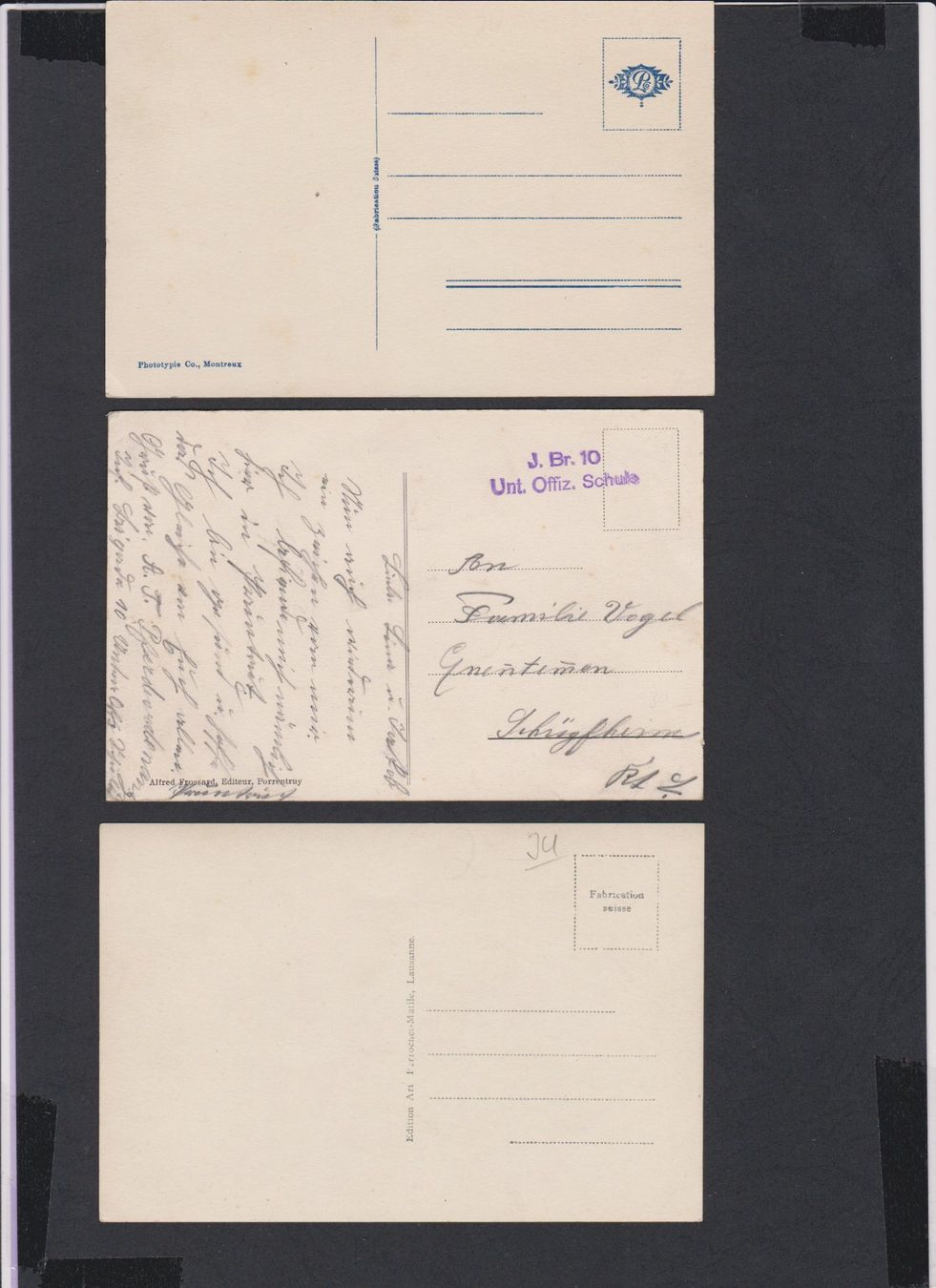 Cartoline postali: Porrentruy  JU   -   5 alte Ansichtskarten – Usato da Vitznau venduto da Ropaku 3