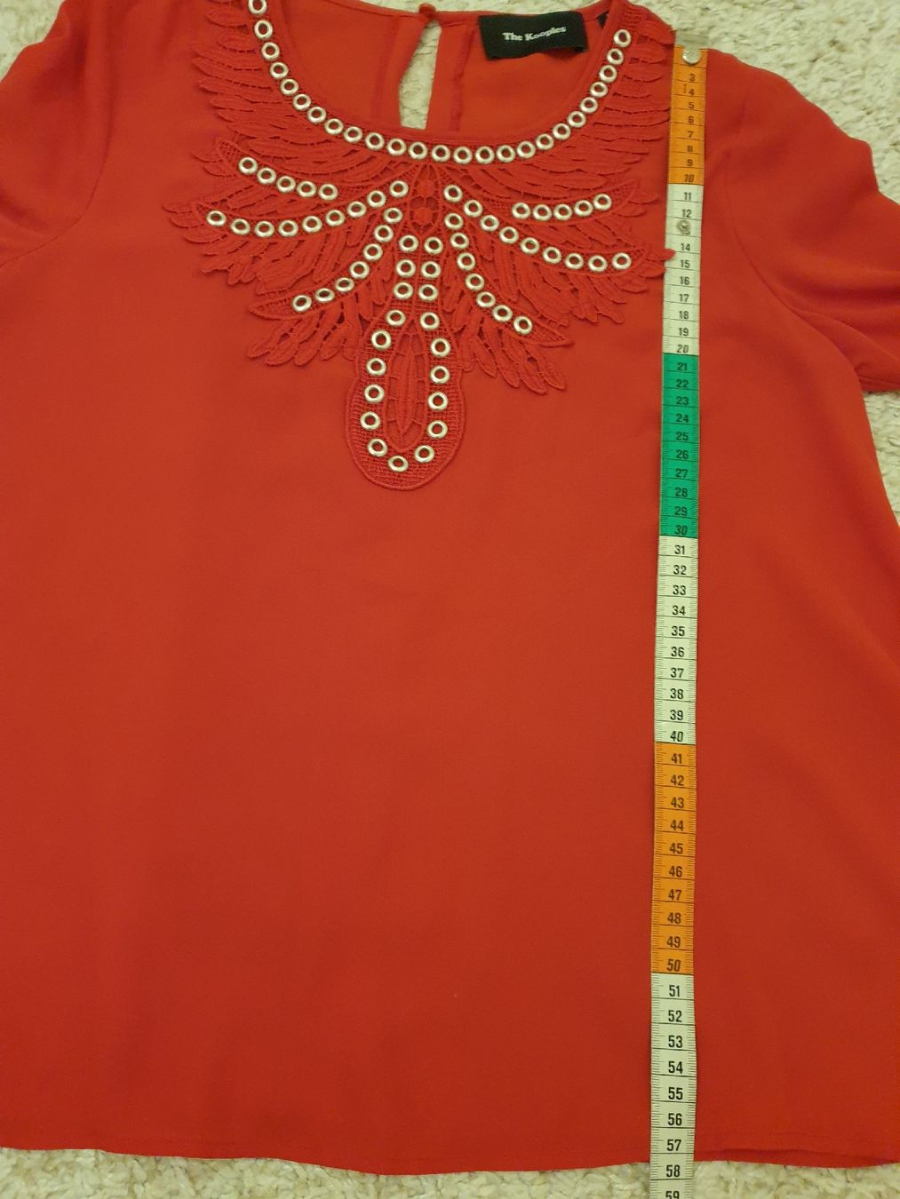 Kooples Blusen: Blouse S, rouge, polyester, tres bon état – Gebraucht aus Neuchâtel von Verenas12 8