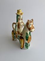 Bougeoir en céramique cavalière des pouilles, Grottaglie 
