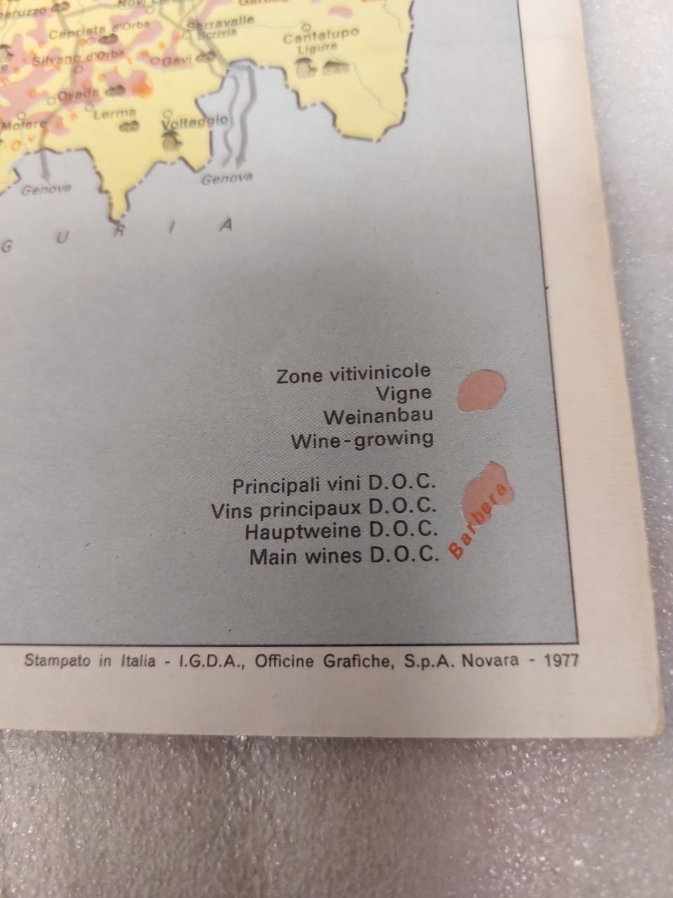 Landkarten & Atlanten: Piemonte turistico: mappa stradale 1977 – Gebraucht aus Pambio Noranco von TREBORLOP 2