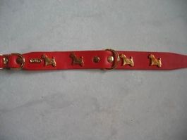 Westie - Halsband 45cm rot
