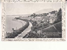 Neuchâtel Serrières Cité Suchard 1907, Stabstempel Châbles