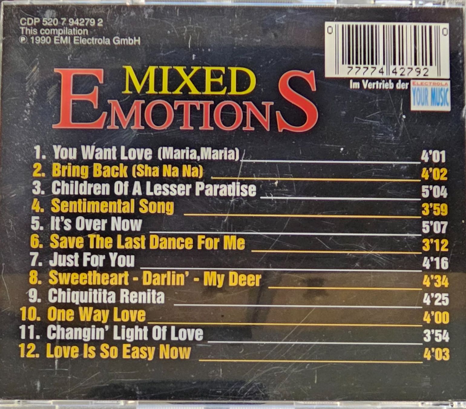 CD: Mixed Emotions – Mixed Emotions – Usato da Wahlen b. Laufen venduto da Cg10 1