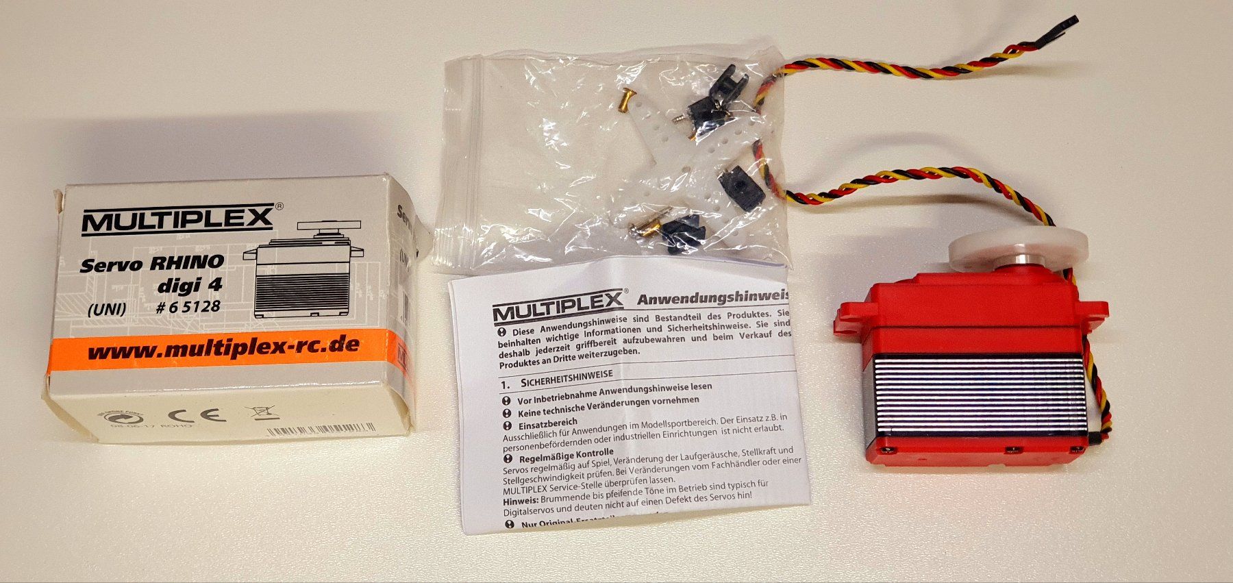 Multiplex Modellismo RC: Multiplex Rhino Digi 4 Servo – Nuovo (secondo la descrizione) da Aesch BL venduto da SPORT-RC-Model2020 2