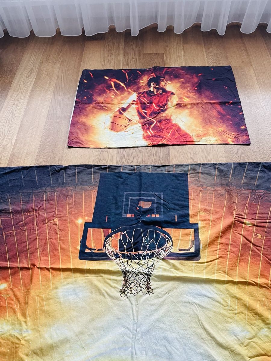 Biancheria da letto: Basketball Bettwäsche-Set, neuwertig – Nuovo (secondo la descrizione) da Thun venduto da Adrian131 1