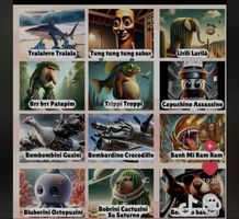 Sammelkarten Tung Tung Sahur Trading Card Game, 3 Packungen
