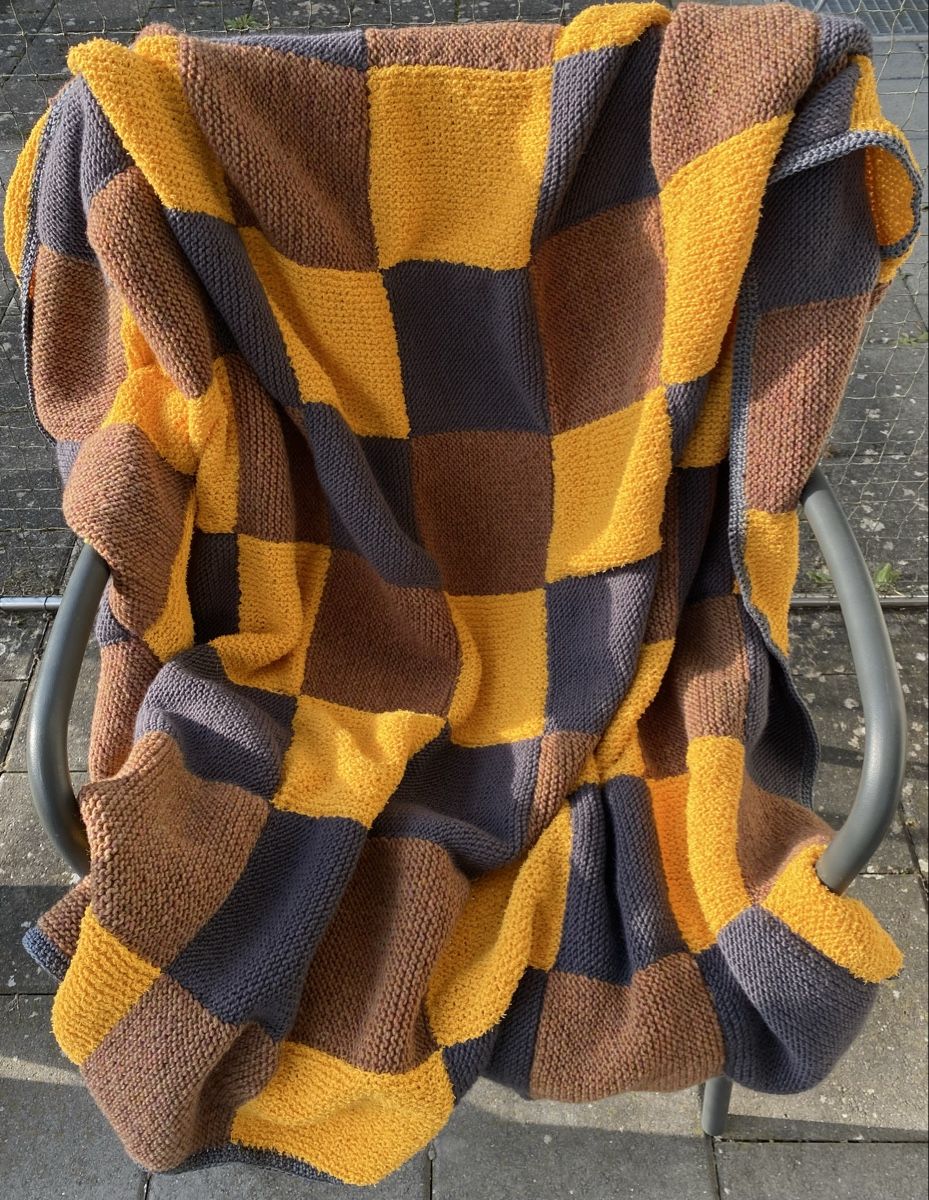 Coperte: Wunderschöne Plätzlidecke / Patchworkdecke, selbstgestrickt – Nuovo e nell'imballaggio originale da Dietlikon venduto da Sa_Biene 6
