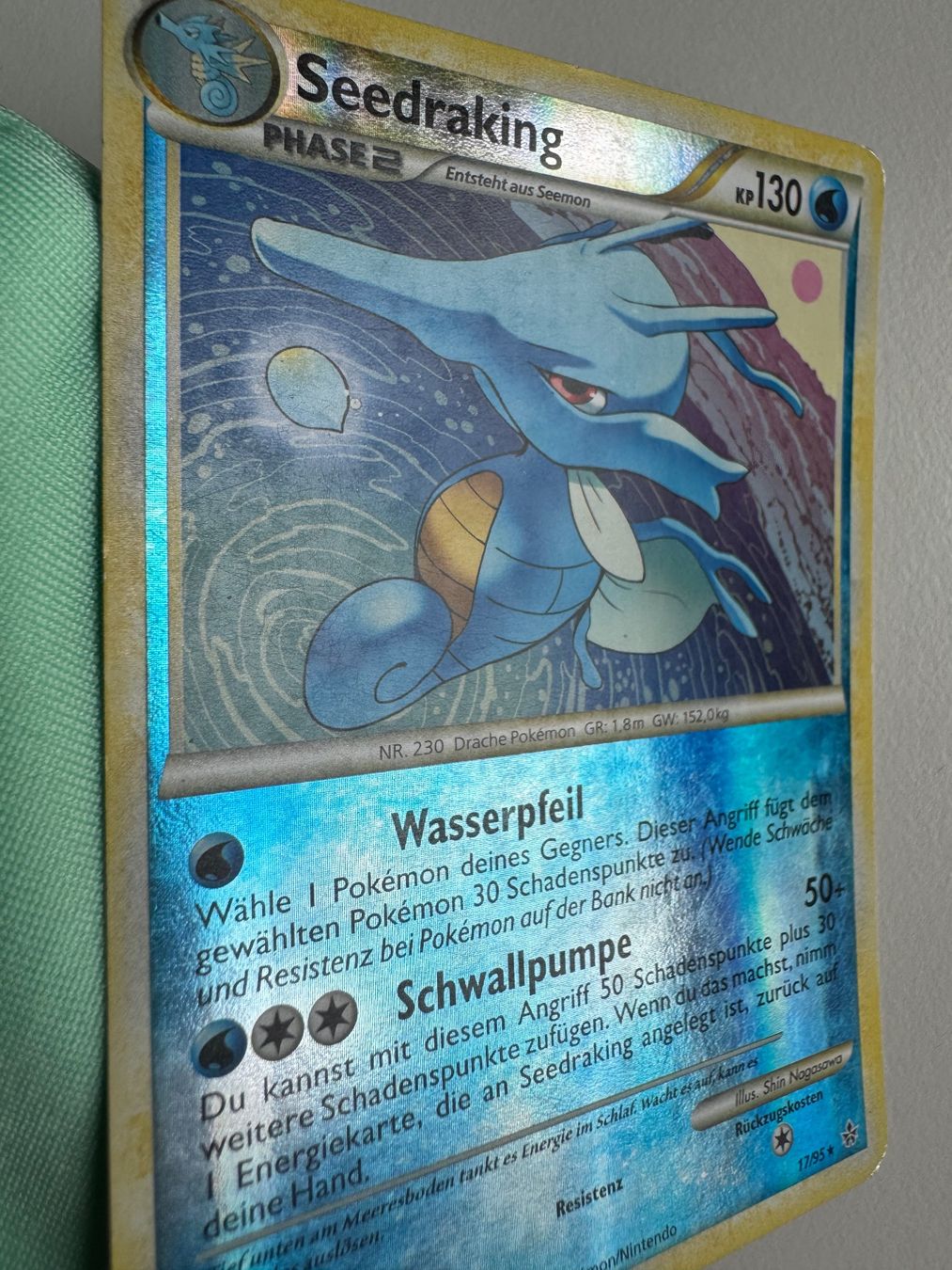 Pokémon Carte collezionabili: Kingdra / Seedraking (UL 17) - Reverse Holo - DE – Usato da Gossau ZH venduto da card-art 1
