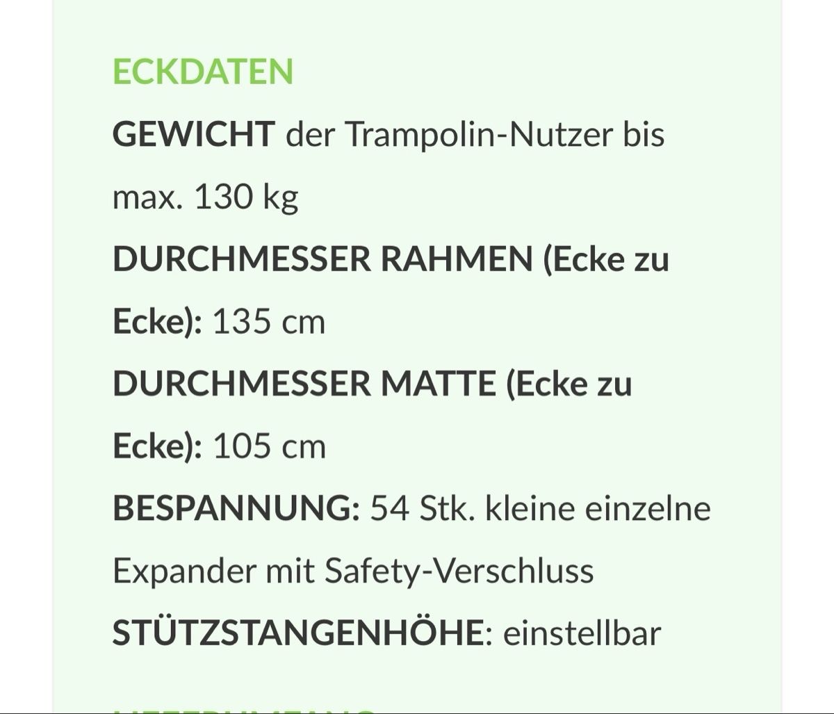 Trampoline: Trampolin BEFLEXI – Gebraucht aus Kaiseraugst von Munatius 7