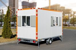 Bauwagen NEU möbliert - Kühlschrank  Waschbecken NEUFAHRZEUG