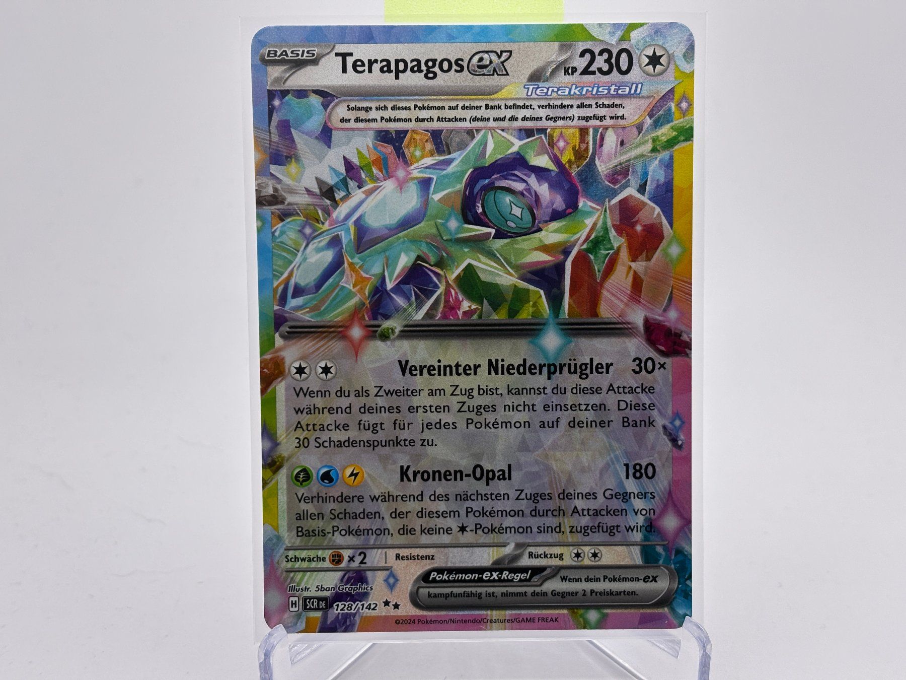 Pokémon Carte collezionabili: Stellarkrone - Terapagos ex  (SCR 128) - DE – Nuovo (secondo la descrizione) da Allschwil venduto da Bullach