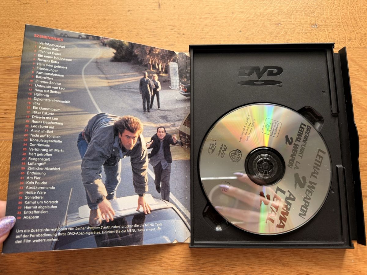 Tous les DVDs: Lethal Weapon 2 - DVD mit Mel Gibson - Snapper Case – D'occasion à Kölliken par nerdorado 2