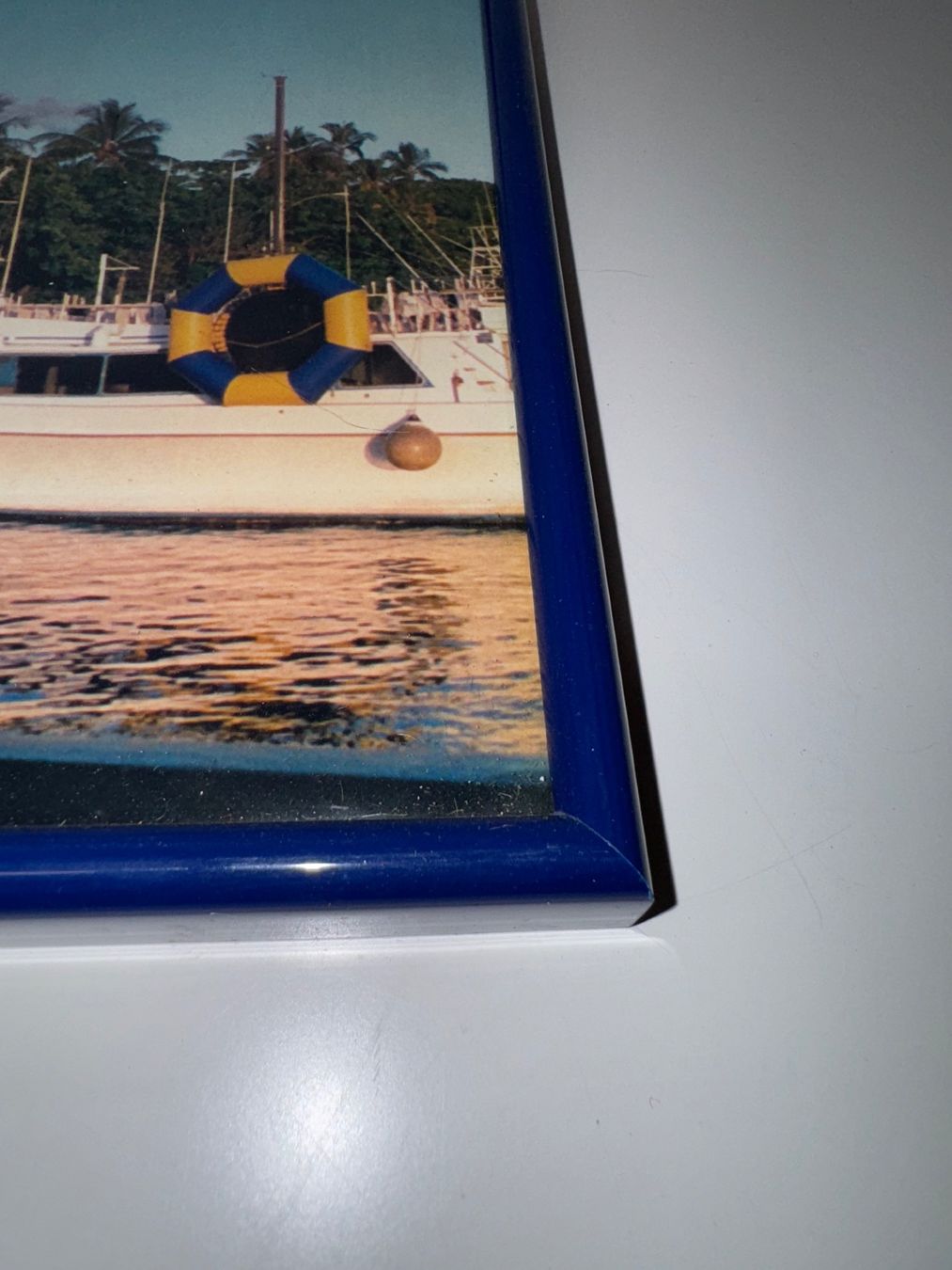 Cornici: Blauer Bilderrahmen 20x31 cm mit Bild – Usato da Grosswangen venduto da Second_hand_paradise 4