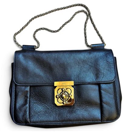 Chloé Elsie Black Chain Strap Shoulder Bag