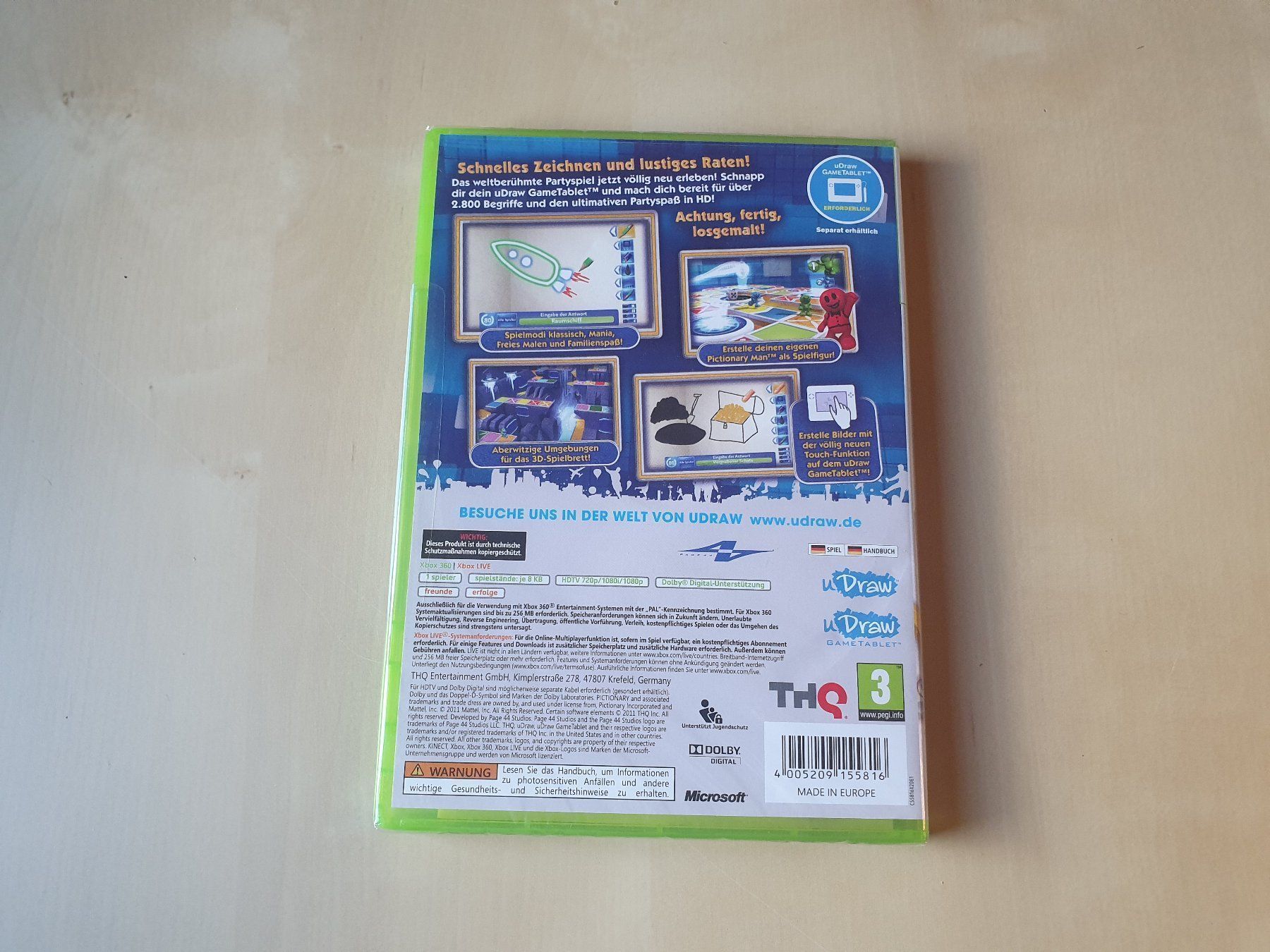 Microsoft Giochi: U Draw Pictionary Plus neu und ovp – Nuovo e nell'imballaggio originale da Stansstad venduto da collectorsshop 1