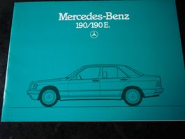 Mercedes 190/190E Prospekt 1983