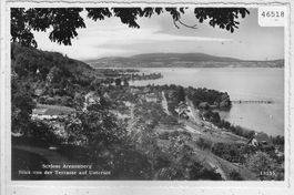 Schloss Arenenberg - Blick von der Terrasse auf Untersee