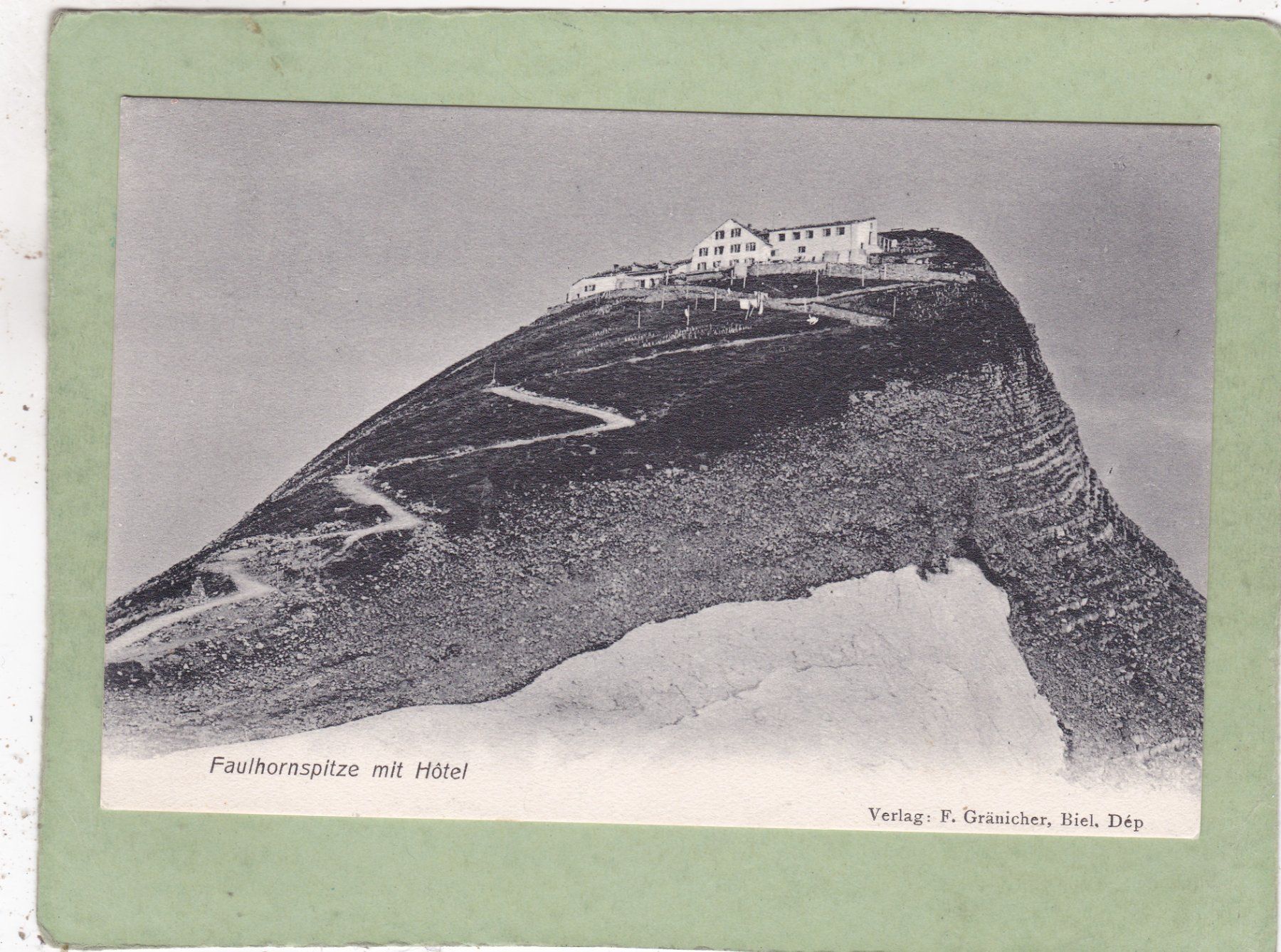 Cartes postales: Faulhornspitze mit Hotel 1909 – D'occasion à Herisau par Lisegrat2008