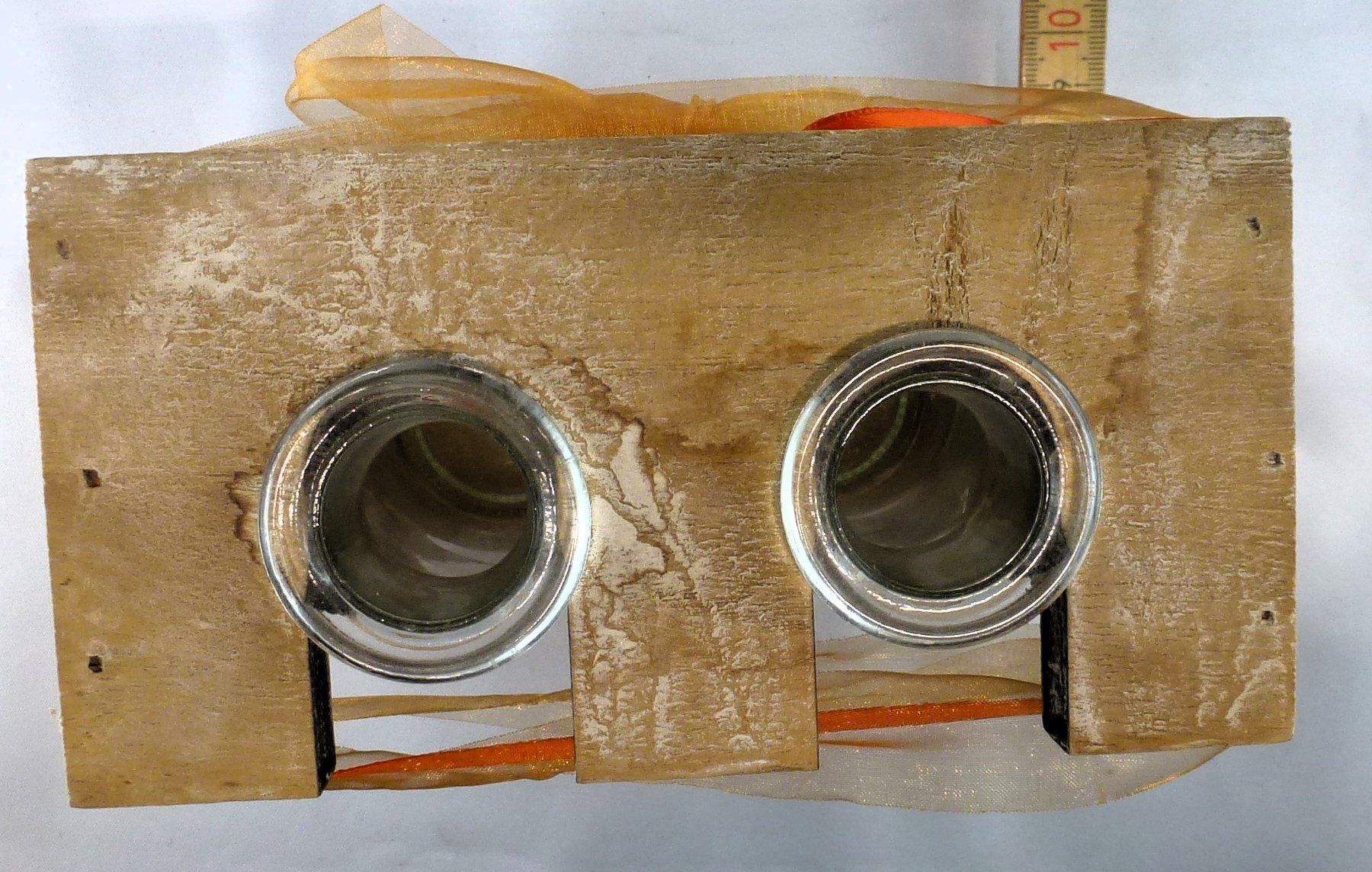 Tutte le decorazioni: Holzgestell mit 2 Fläschchen – Usato da Murgenthal venduto da B.StM 2