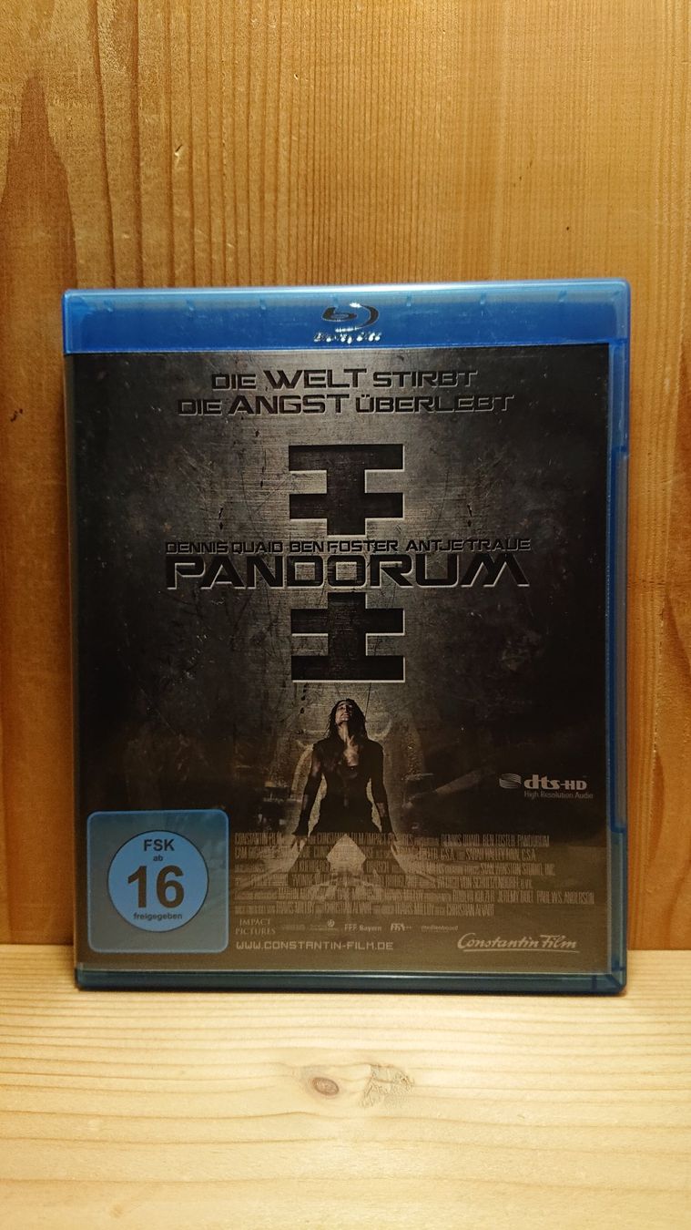 Alle DVDs: PANDORUM Blu-Ray mit Dennis Quaid – Gebraucht aus Wilderswil von Exebub