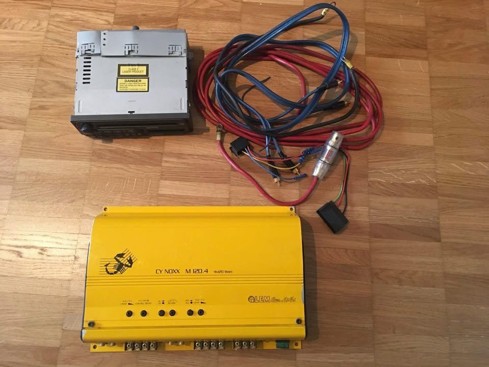 Accessori per altri veicoli: Autoradio / CD Player Verstärker + Kabel – Usato da Fislisbach venduto da Hast1976