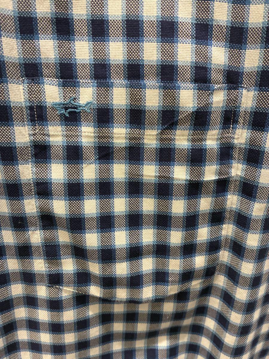Paul & Shark Camicie: Blue and white checkered shirt – Usato da Rüschlikon venduto da ant_5v7g 2
