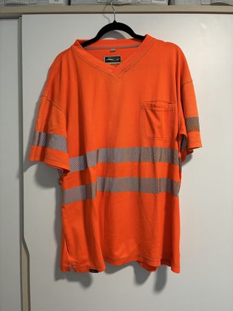 Oranges Sicherheits-T-Shirt