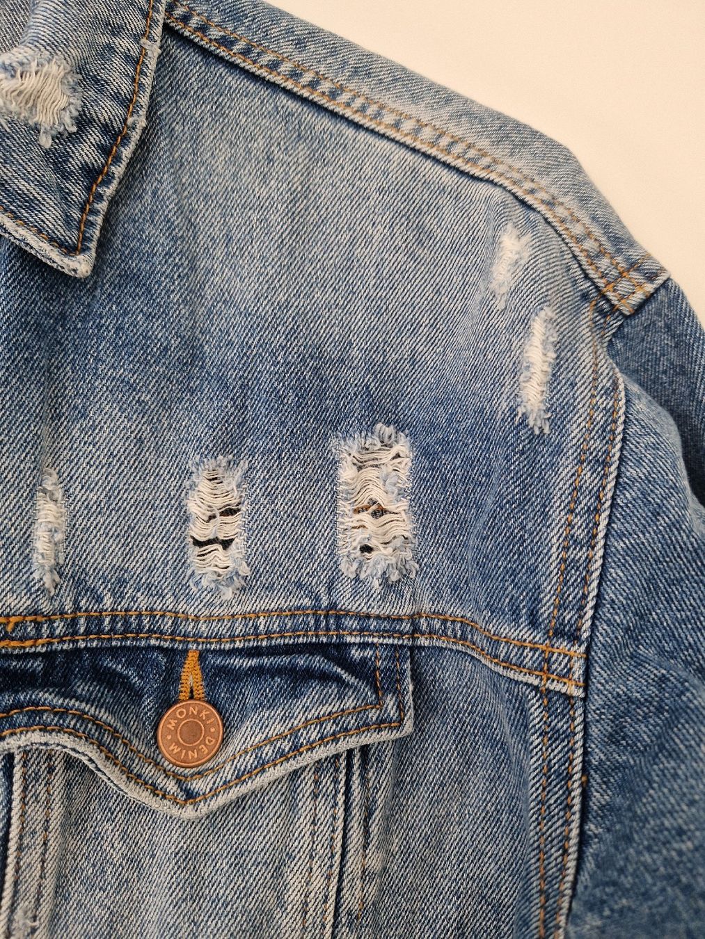 Monki Giacche: lange oversize Jeansjacke, Monki, Gr. XXS – Usato da Winterthur venduto da jamz77d 2