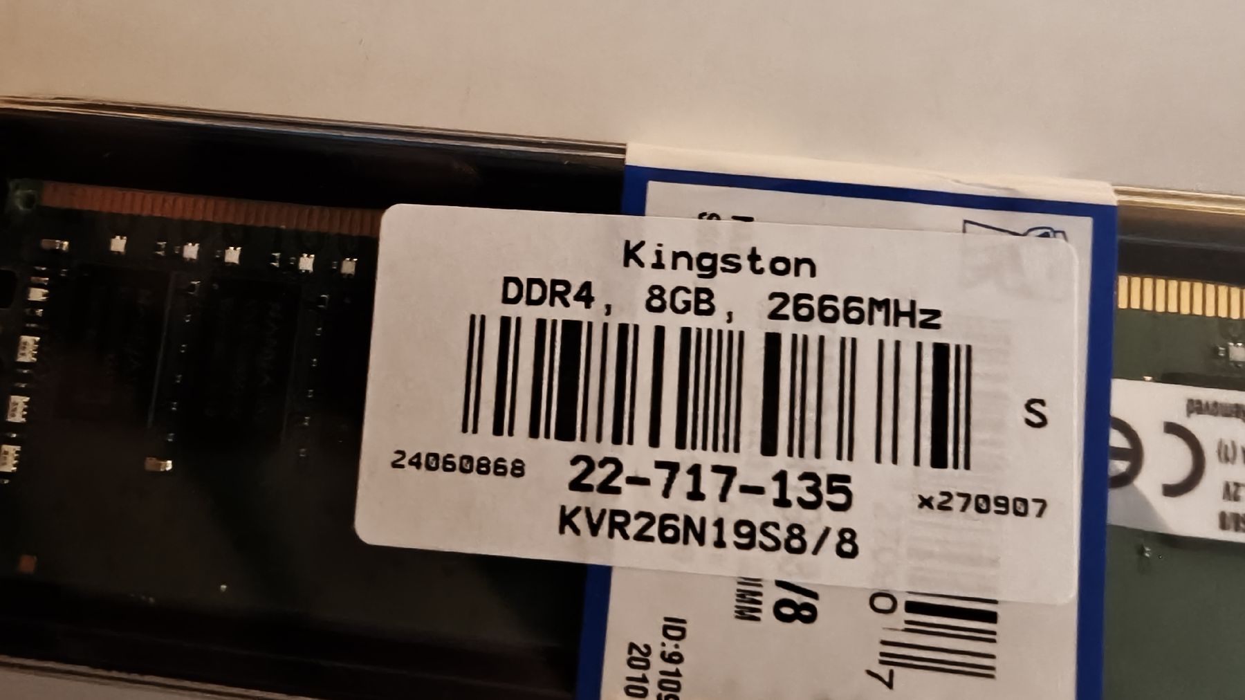 Kingston Mémoires / RAM: Kingston Ram – Neuf (Voir description) à Bioggio par Delle87 1