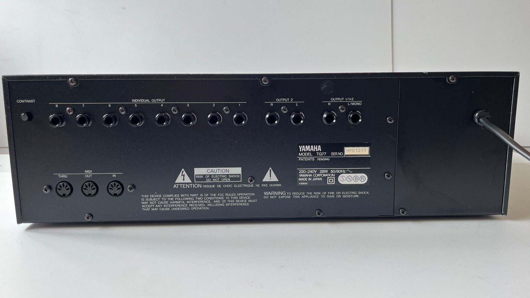 Yamaha Strumenti musicali: Yamaha Tongenerator TG77 – Usato da Wauwil venduto da swissGadgets 5