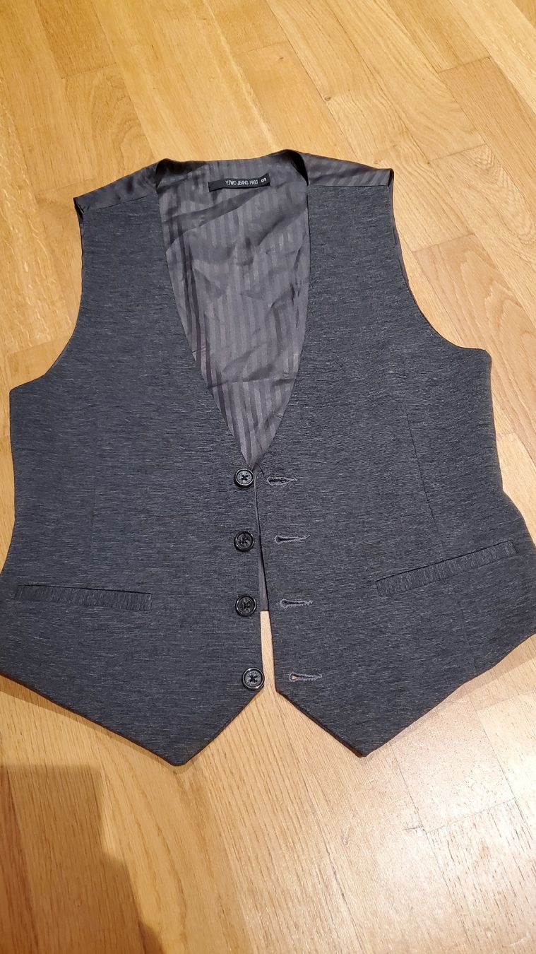 Gilets & Westen: Weste Y.Two Jeans 1983 Grösse S anthrazit – Neu (gemäss Beschreibung) aus Uster von lof_2xmz