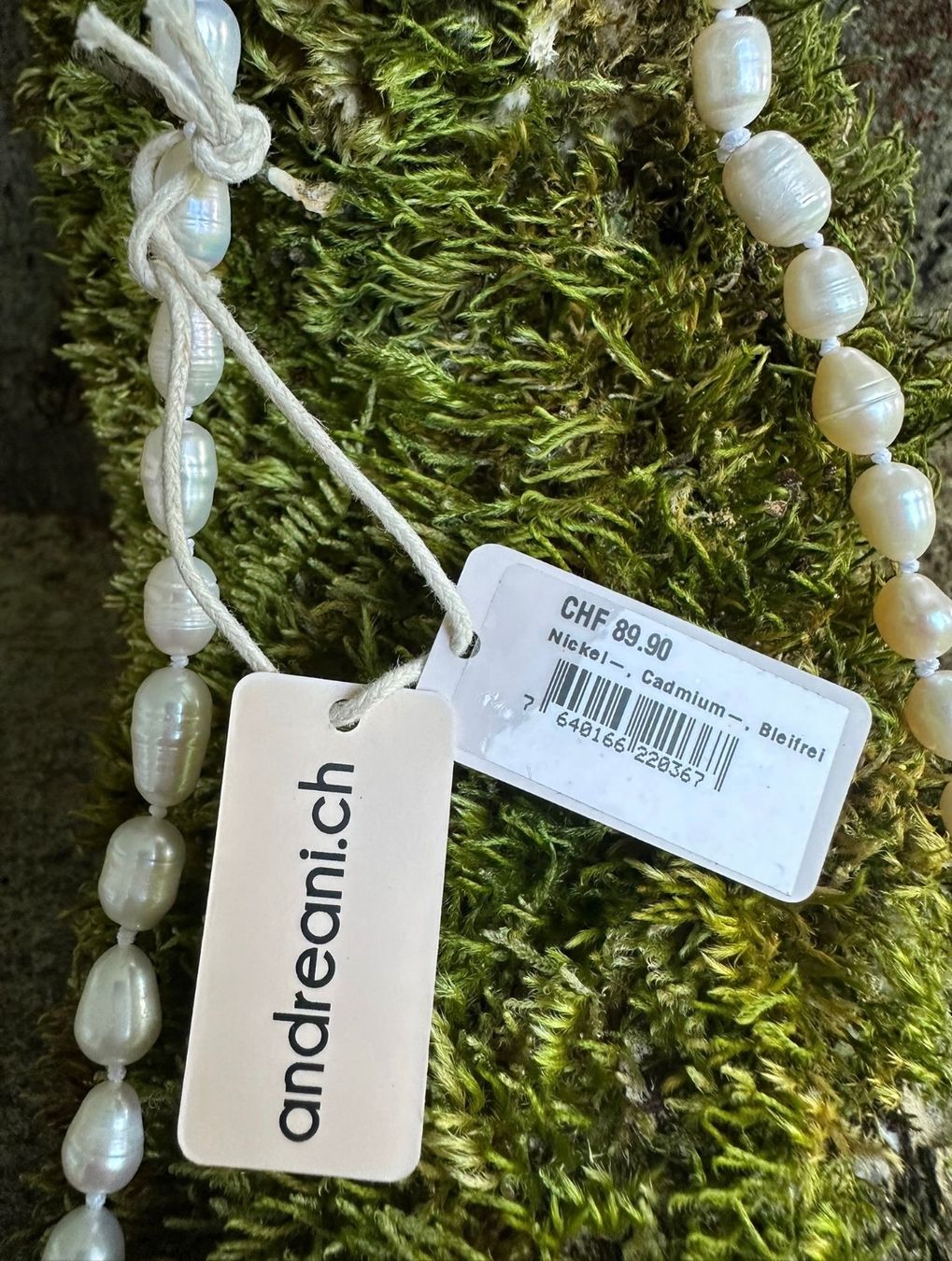 Ketten: Süsswasserperlen-Kette Damen von Andreani – Neu und originalverpackt aus Liestal von Ballybs 3