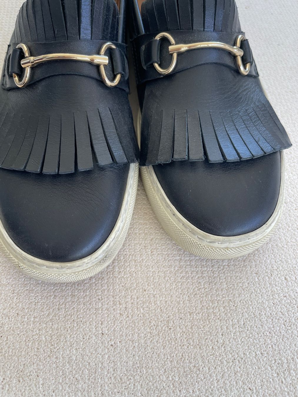 Scarpe da donna: Sneakers Loafer Gr 38.5 Leder schwarz – Usato da Küsnacht ZH venduto da divarocci 1