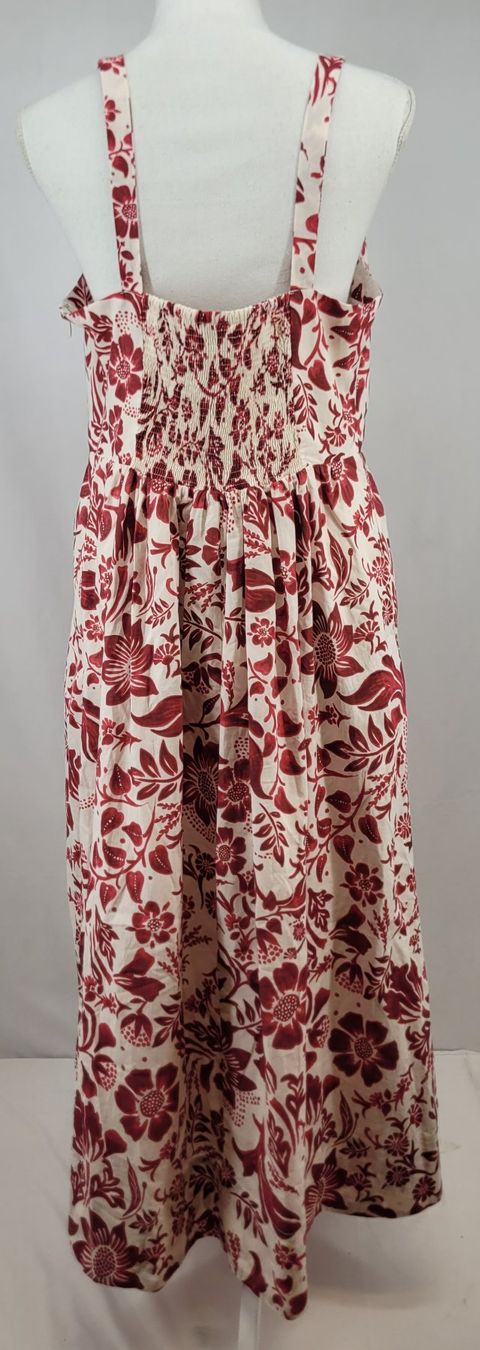 Caroll Kleider: CAROLL Robe fleuri blanc/rouge été - Taille 44 – Gebraucht aus Lausanne von PlusValue_Lausanne 2