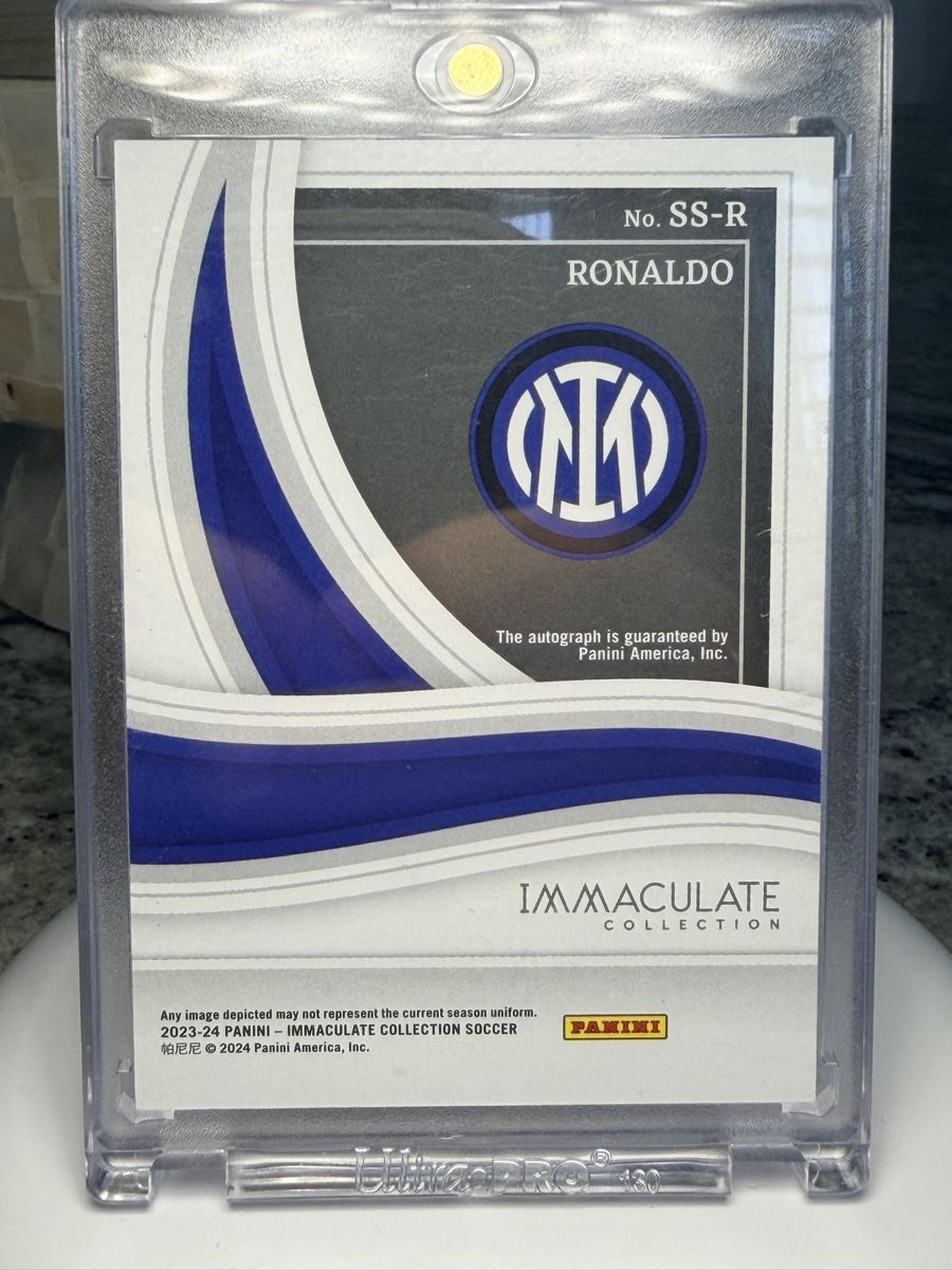 Panini Carte collezionabili: Ronaldo Nazário Immaculate Auto /5 Inter  – Nuovo (secondo la descrizione) da Ueberstorf venduto da dan_mms9 1