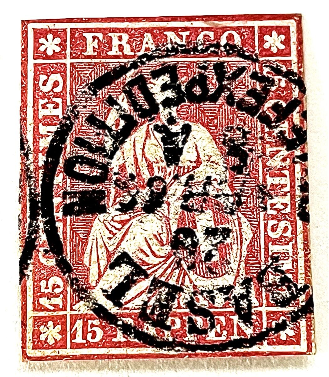 Tutti i francobolli: Strubel 24G Luxusstück – Usato da Basel venduto da G.SALE.2