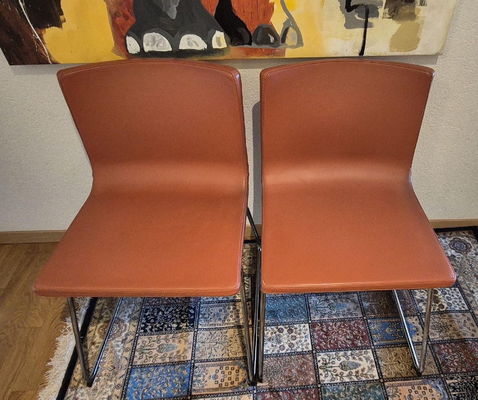 Ikea Chaises: 2 IKEA BERNHARD fauteuils en cuir – D'occasion à Prangins par Dronning
