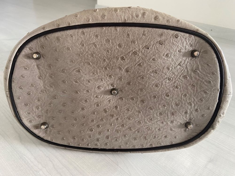 Maison Mollerus Beuteltasche Struzzo (Limited Edition) (Neu und