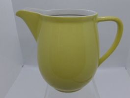 Lilien Porzellan pot à lait jaune pastel et blanc intérieur