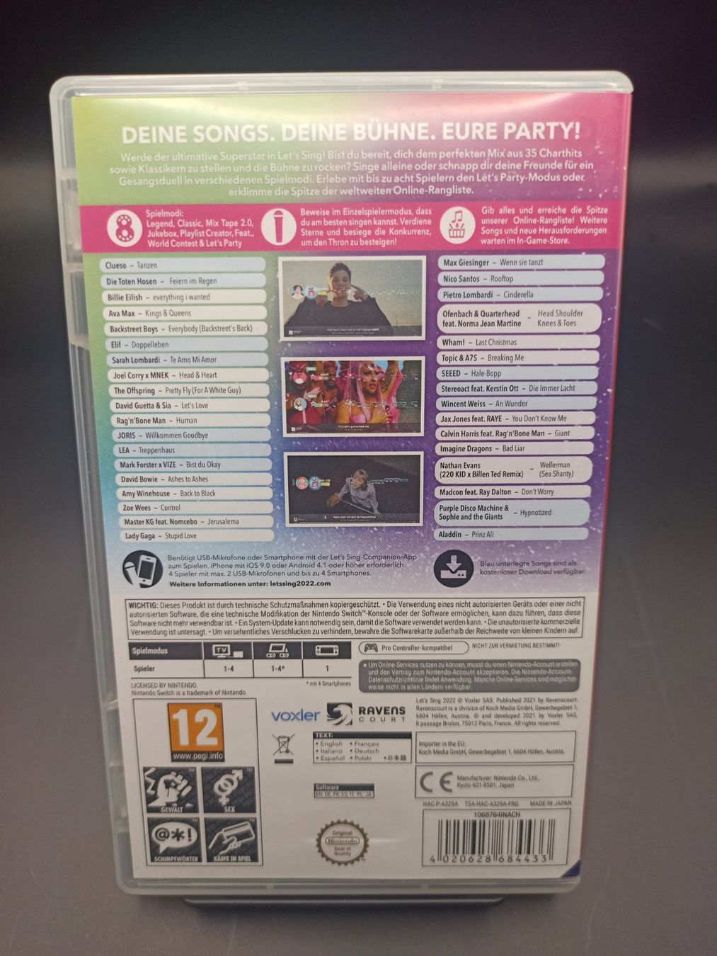 Jeux: Let's Sing 2022 Nintendo Switch / NSW  - TOP – D'occasion à Oberweningen par mar_87mx 1